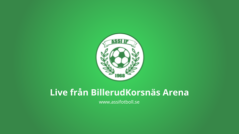 Live från BillerudKorsnäs Arena!